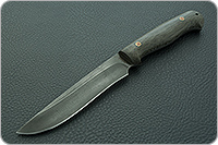 Нож Питон накладки микарта, х12мф, цельнометаллический : фото 2