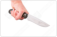 Нож Питон накладки микарта, 95х18, цельнометаллический : фото 4