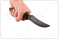 Нож Носорог накладки микарта, х12мф, цельнометаллический : фото 4