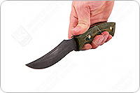 Нож Носорог накладки микарта, х12мф, цельнометаллический : фото 5