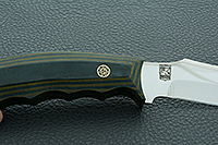 Нож Носорог накладки микарта, 95х18, цельнометаллический : фото 9