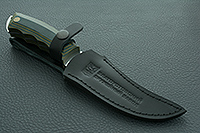 Нож Носорог накладки микарта, 95х18, цельнометаллический : фото 13