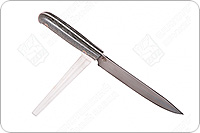 Нож Шеф накладки микарта, х12мф, цельнометаллический : фото 3