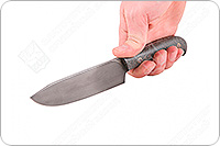 Нож Шеф накладки микарта, х12мф, цельнометаллический : фото 5