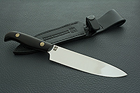 Нож Шеф-Малый накладки граб, 95х18, цельнометаллический : фото 9