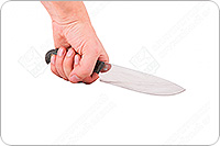 Нож Шеф-Малый накладки микарта, 95х18, цельнометаллический : фото 4