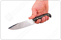 Нож Шеф-Малый накладки микарта, 95х18, цельнометаллический : фото 5