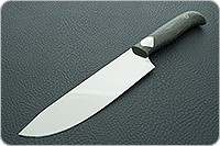 Нож Шеф-Большой микарта, 95х18, цельнометаллический : фото 2