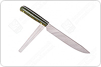 Нож Шеф-Большой накладки микарта, 95х18, цельнометаллический : фото 3