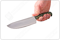 Нож Шеф-Большой накладки микарта, 95х18, цельнометаллический : фото 5