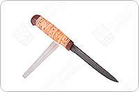 Нож Пикник береста, х12мф, текстолит : фото 3