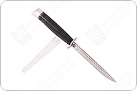 Нож Финка Вача - НКВД граб (черное дерево), 95х18, алюминий : фото 3