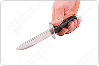 Нож Финка Вача - НКВД граб (черное дерево), 95х18, алюминий : фото 5