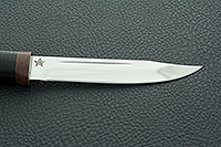 Нож Финка наборная кожа, 95х18, текстолит : фото 7