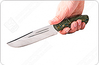 Нож Секач  накладки микарта, 95х18, цельнометаллический : фото 4