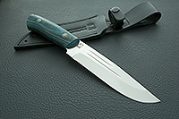 Нож Секач  накладки микарта, 95х18, цельнометаллический : фото 9