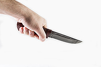 Нож Риф наборная кожа, х12мф, текстолит : фото 4