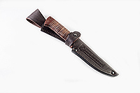 Нож Риф наборная кожа, х12мф, текстолит : фото 6