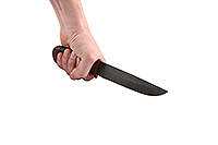 Нож Лиса наборная кожа, х12мф, текстолит : фото 4