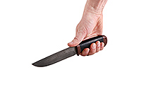 Нож Лиса наборная кожа, х12мф, текстолит : фото 5