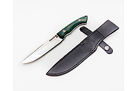 Нож Лиса накладки микарта, 95х18, цельнометаллический : фото 2