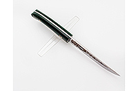 Нож Лиса накладки микарта, 95х18, цельнометаллический : фото 3