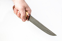 Нож Лиса береста, х12мф, текстолит : фото 4