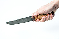 Нож Лиса береста, х12мф, текстолит : фото 5