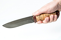 Нож Дуплет береста, х12мф, текстолит : фото 4