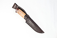 Нож Дуплет береста, х12мф, текстолит : фото 6