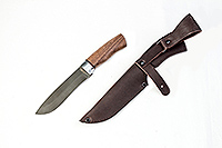 Нож Дуплет орех, х12мф, алюминий : фото 2