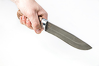 Нож Дуплет орех, х12мф, алюминий : фото 4