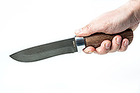 Нож Дуплет орех, х12мф, алюминий : фото 5