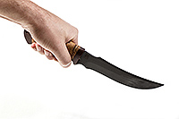 Нож Сокол береста, х12мф, текстолит : фото 4