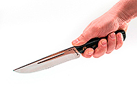 Нож Бекас (микарта желто - зеленая) накладки микарта, 95х18, цельнометаллический : фото 5