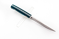 Нож Бекас (микарта микарта синяя) накладки микарта, 95х18, цельнометаллический : фото 5