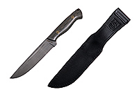 Нож Бекас накладки микарта, нержавеющий дамаск, цельнометаллический : фото 2