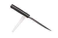 Нож Бекас накладки микарта, нержавеющий дамаск, цельнометаллический : фото 3