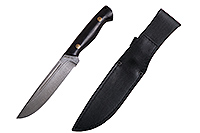 Нож Бекас  накладки граб, нержавеющий дамаск, цельнометаллический : фото 2