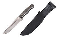 Нож Бекас накладки микарта, 95х18, цельнометаллический : фото 2