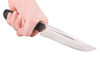 Нож Бекас накладки граб, 95х18, цельнометаллический : фото 4