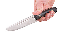 Нож Бекас накладки граб, 95х18, цельнометаллический : фото 5