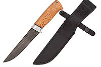 Нож Бекас  стабилизированная карельская береза, х12мф, алюминий : фото 2