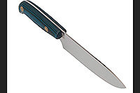 Нож Шеф-Малый  накладки микарта, 95х18, цельнометаллический : фото 3