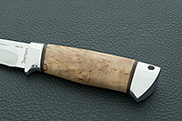 Нож Бекас  карельская береза, 95х18, алюминий : фото 6