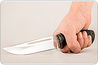 Нож Бекас  наборная кожа, 95х18, текстолит : фото 4