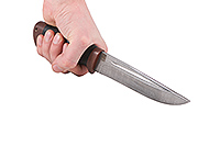 Нож Бекас  наборная кожа, нержавеющий дамаск, текстолит : фото 4