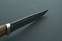 Нож Бекас  орех, нержавеющий дамаск, алюминий : фото 8