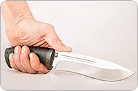 Нож Беркут наборная кожа, 95х18, текстолит : фото 3