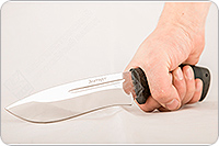 Нож Беркут наборная кожа, 95х18, текстолит : фото 4